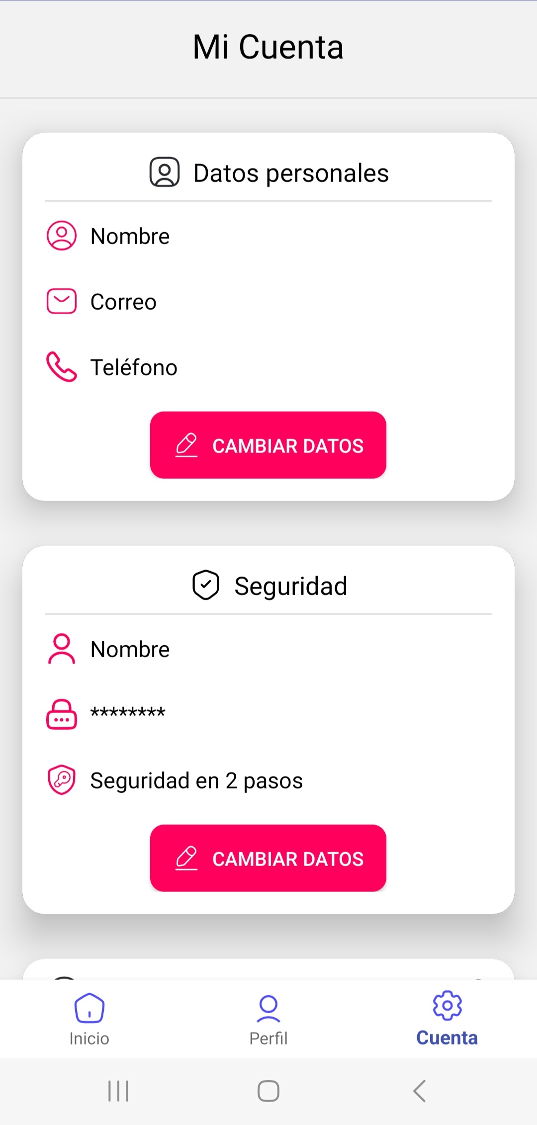Marketplace app screenshot